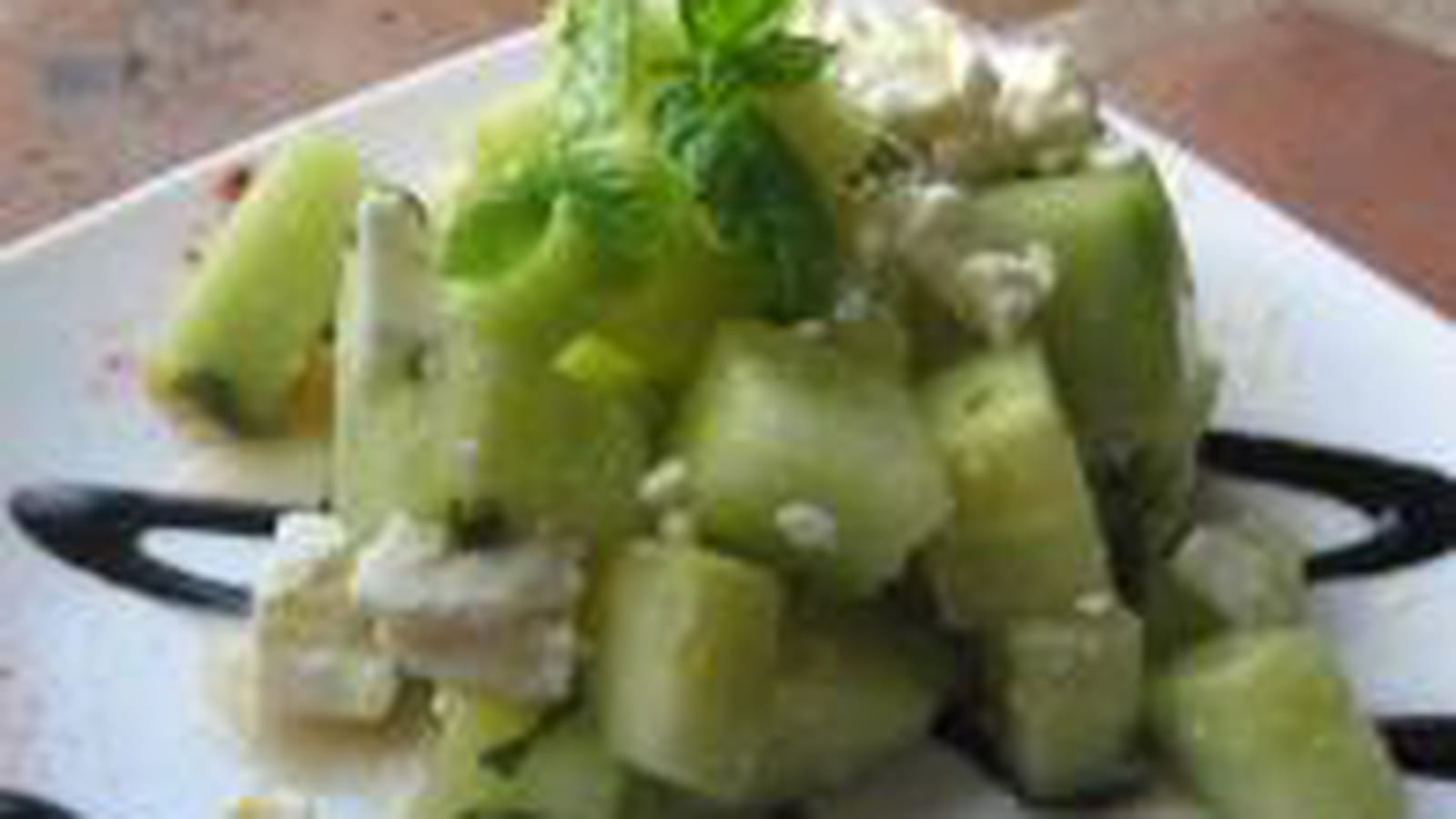 Panaché concombre-feta