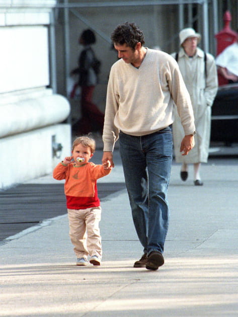 Avec son fils Barnabé