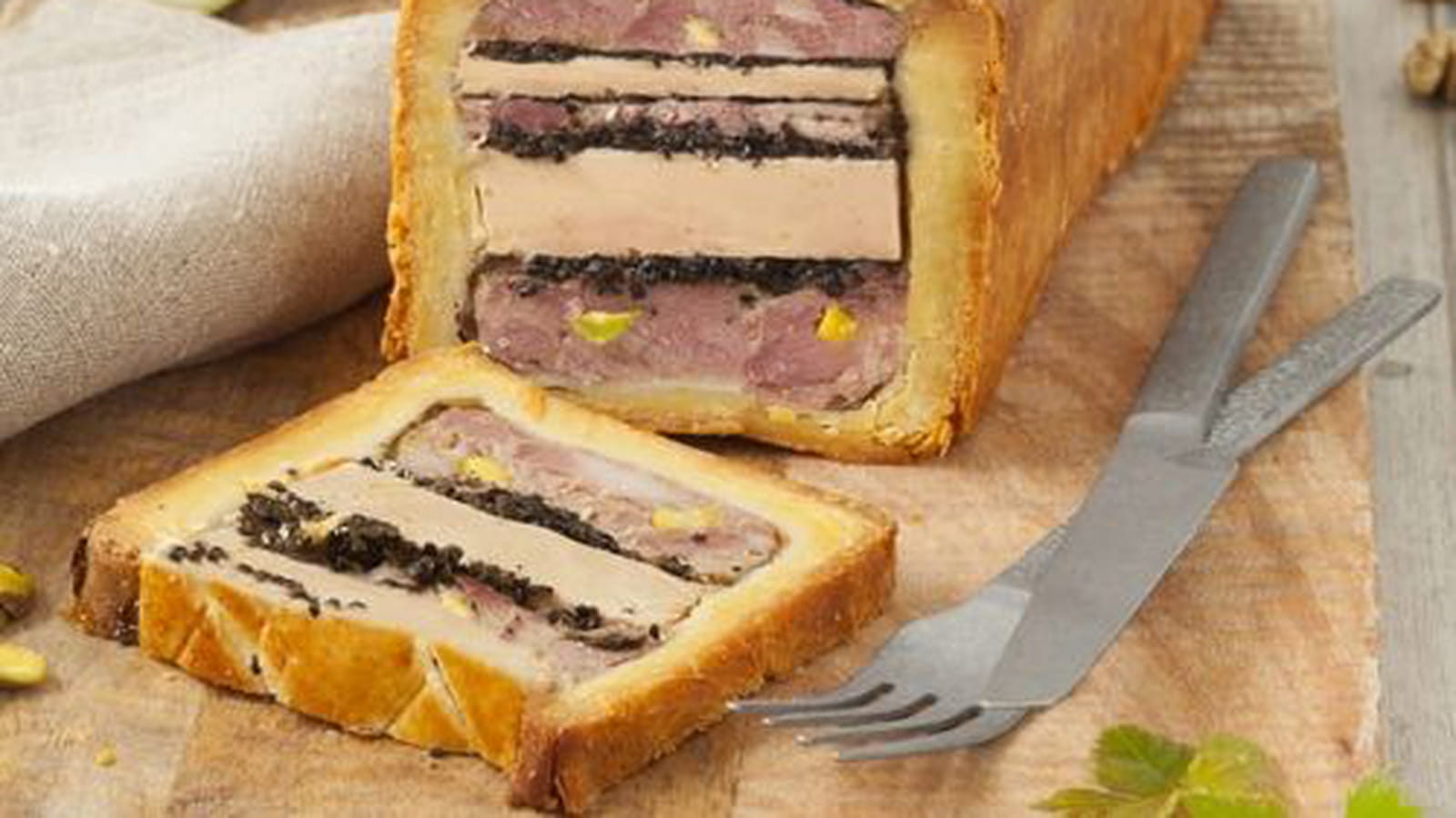 Pâté en croûte au foie gras