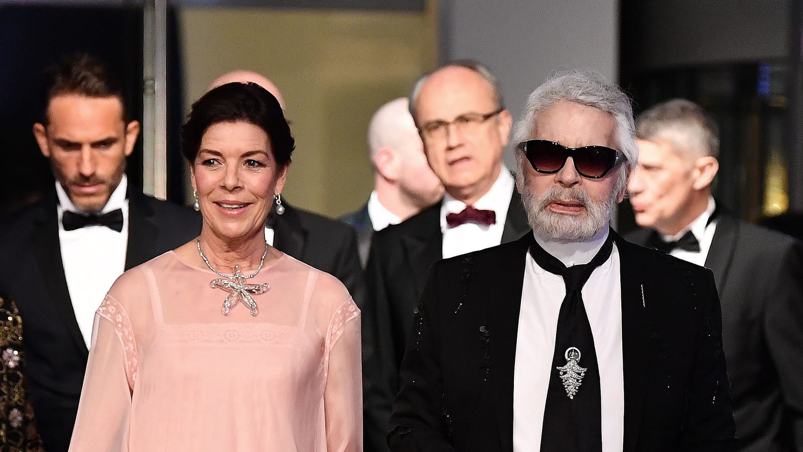 Caroline de Monaco et Karl Lagerfeld