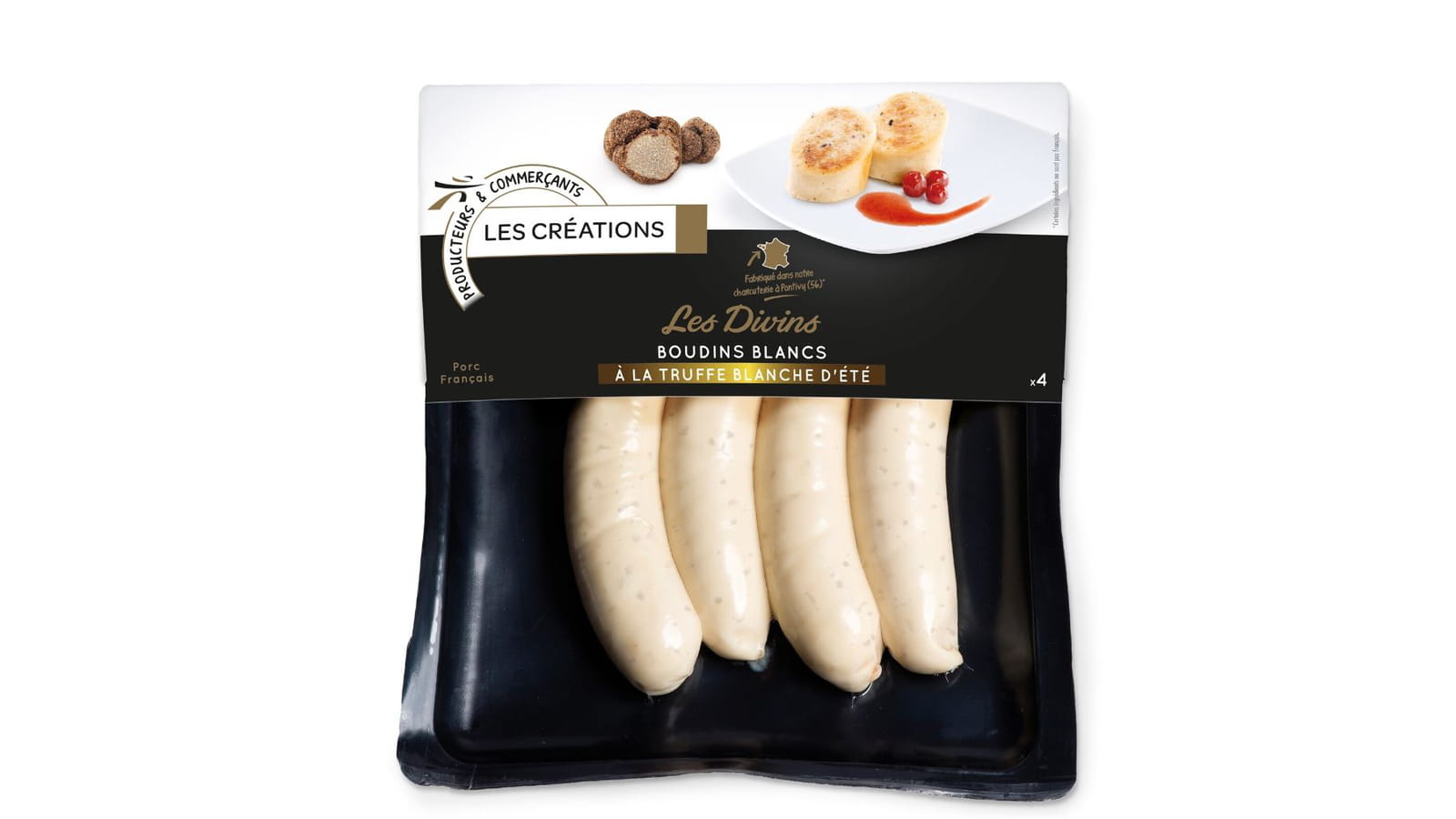 Les boudins blancs à la truffe blanche d'été d'Intermarché
