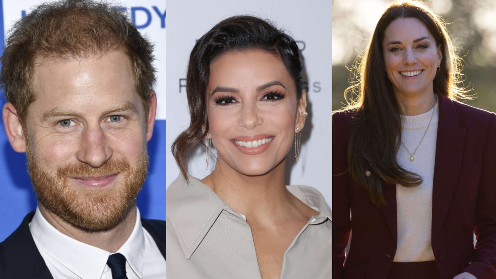 Prince Harry, Eva Longoria et Kate Middleton
