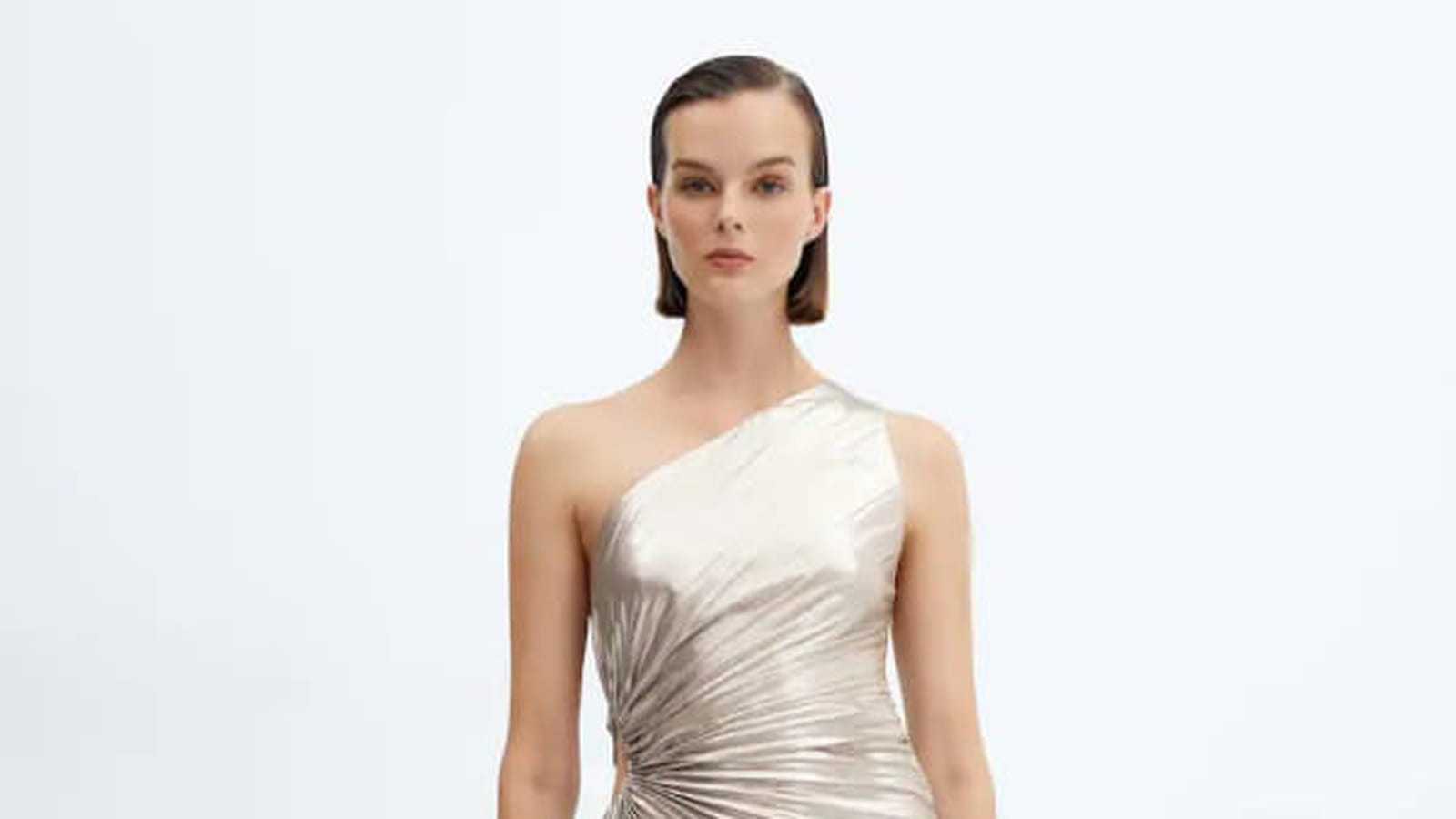Robe plissée Mango 