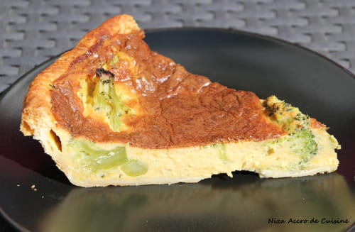Quiche au fromage bleu Shropshire et brocoli
