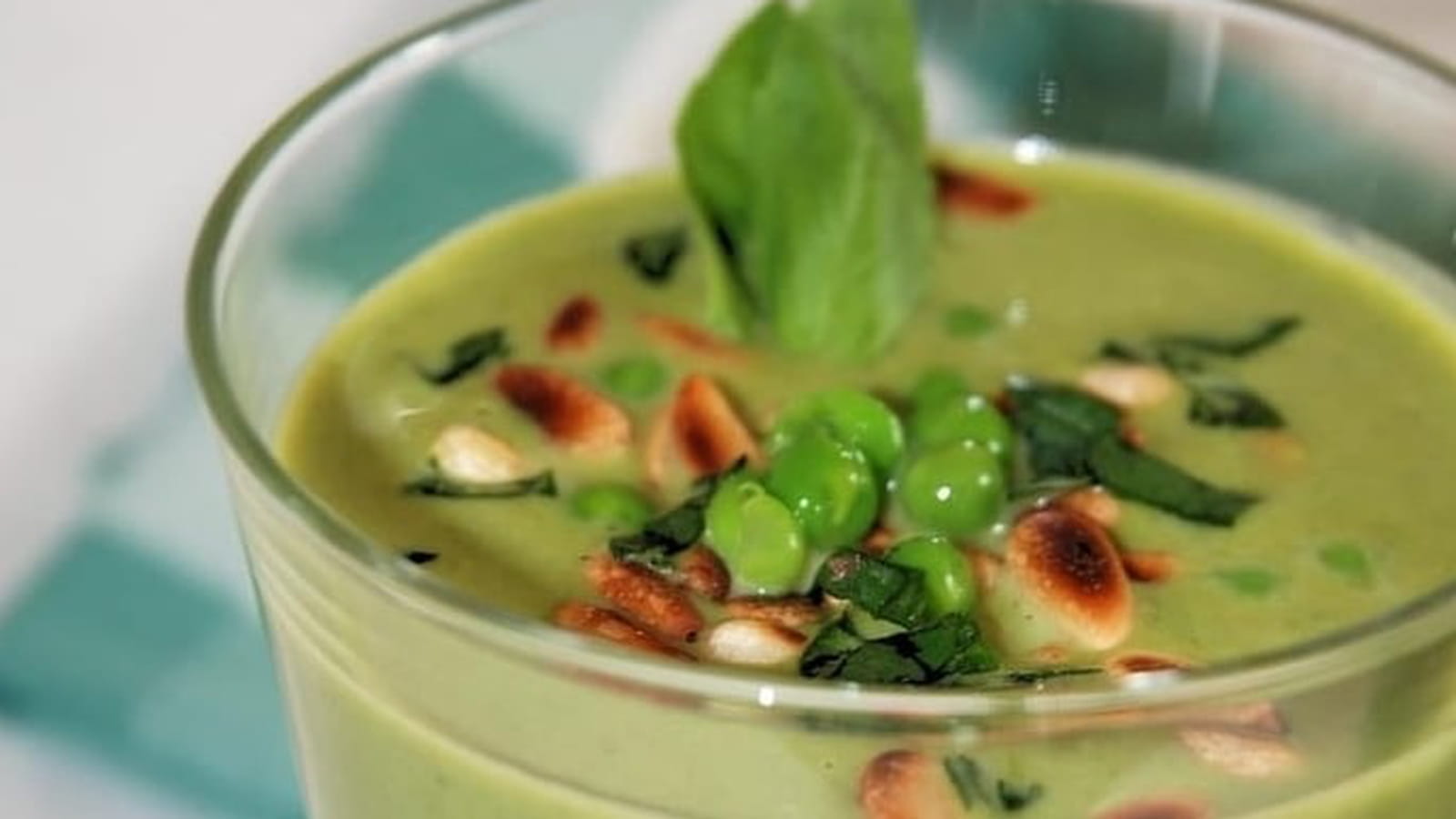 Velouté aux petits pois