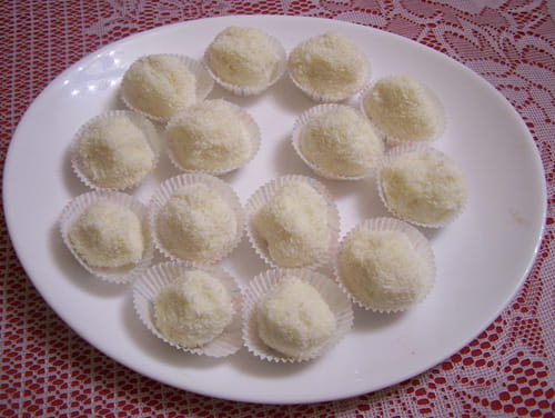 Raphaello maison (bouchées noisettes et coco)