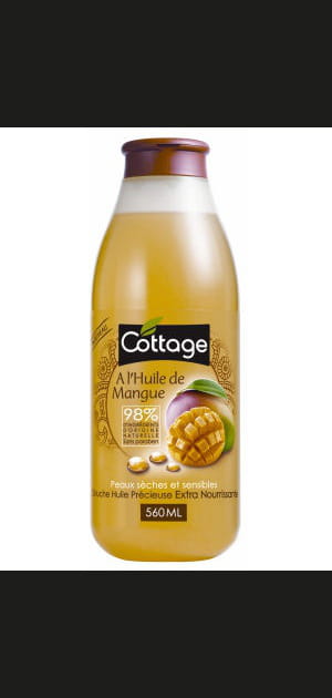 Douche Huile Pr&eacute;cieuse &agrave; l'Huile de Mangue de Cottage
