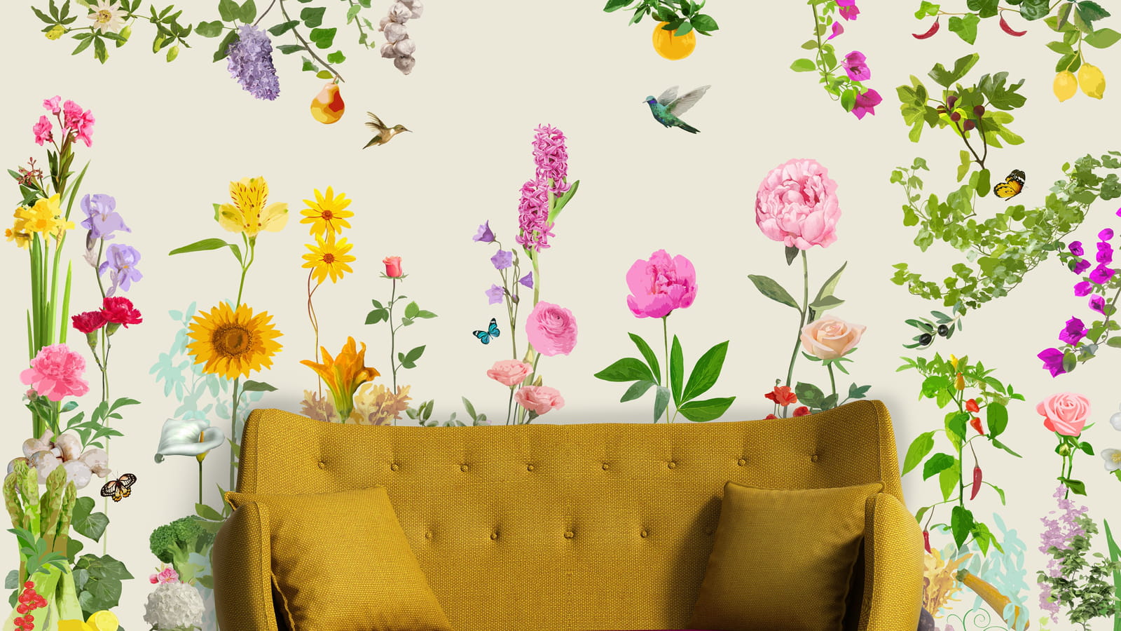 Papier peint Hortus par MyFresko
