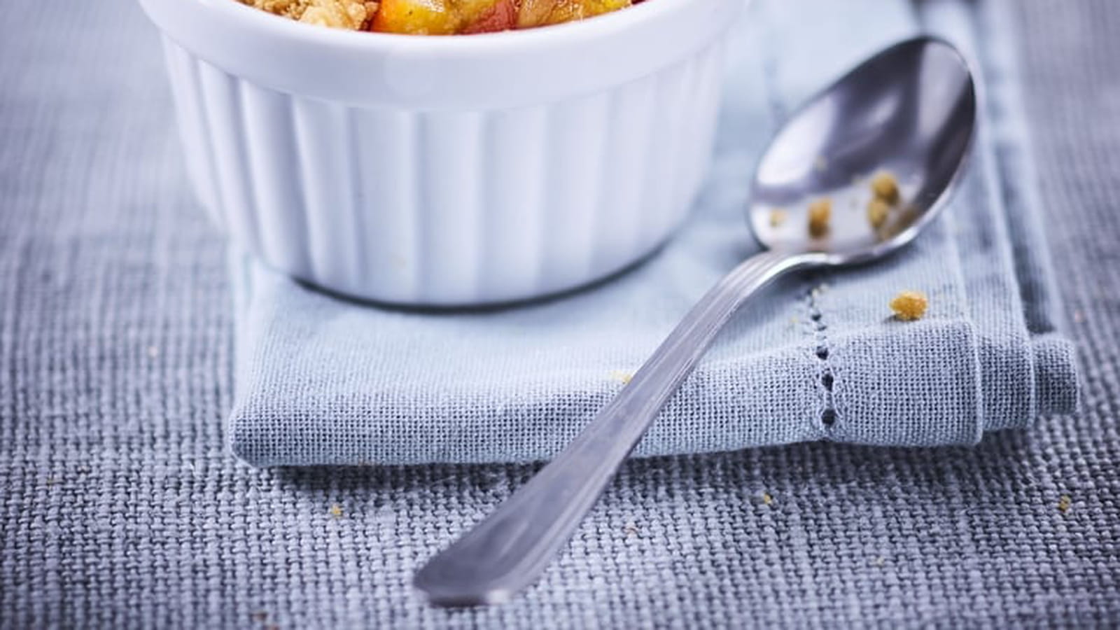Crumble potimarron, pomme et épices