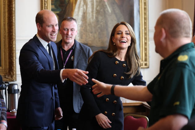 Kate Middleton et le prince William &agrave; Windsor