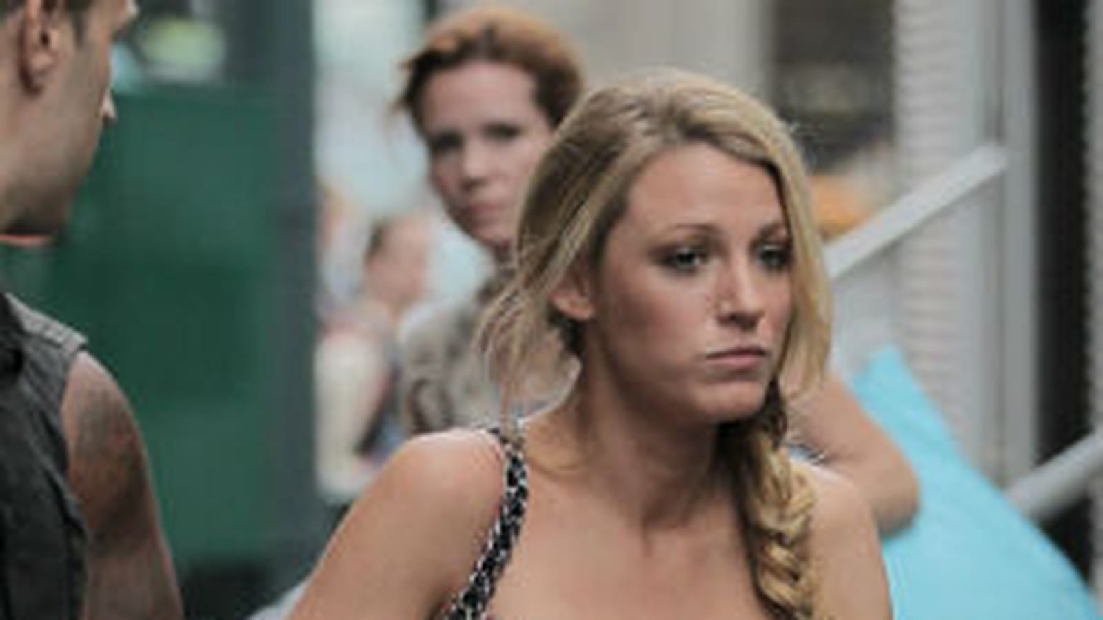 Blake Lively et sa robe imprimée