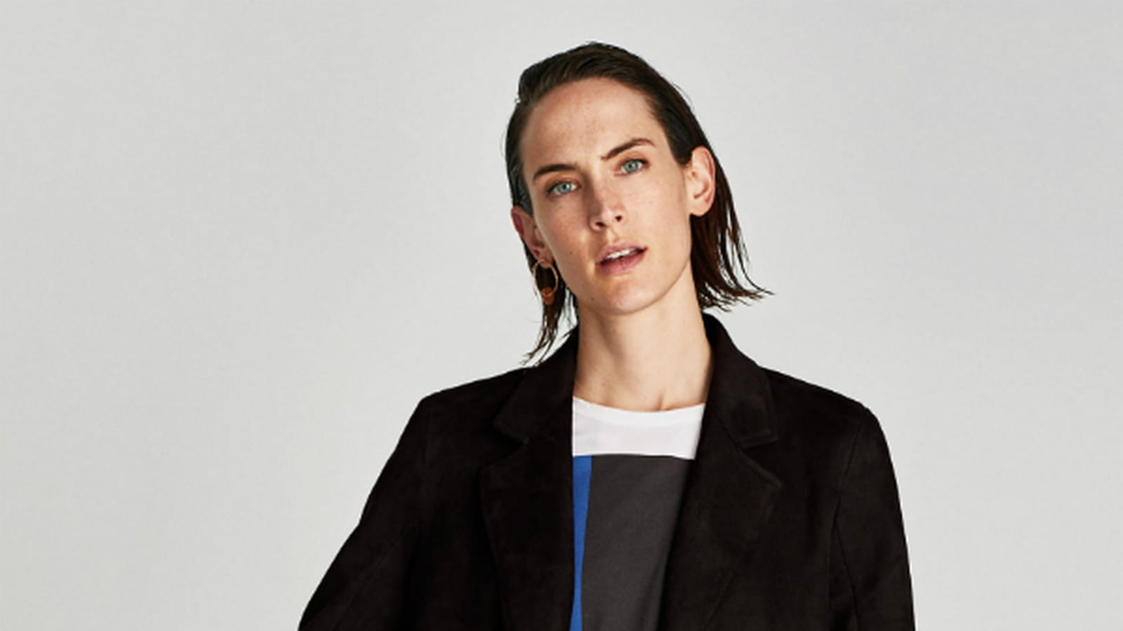 Manteau effet daim 