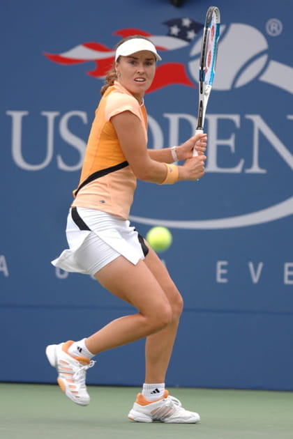La joueuse de tennis Martina Hingis à l'US Open en 2006