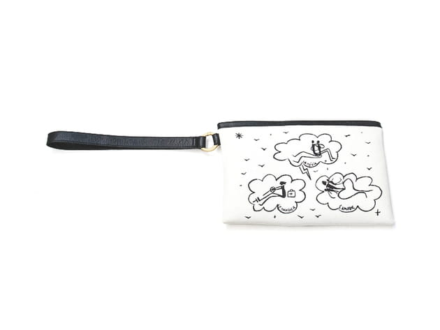 Pochette immaculée de JC de Castelbajac