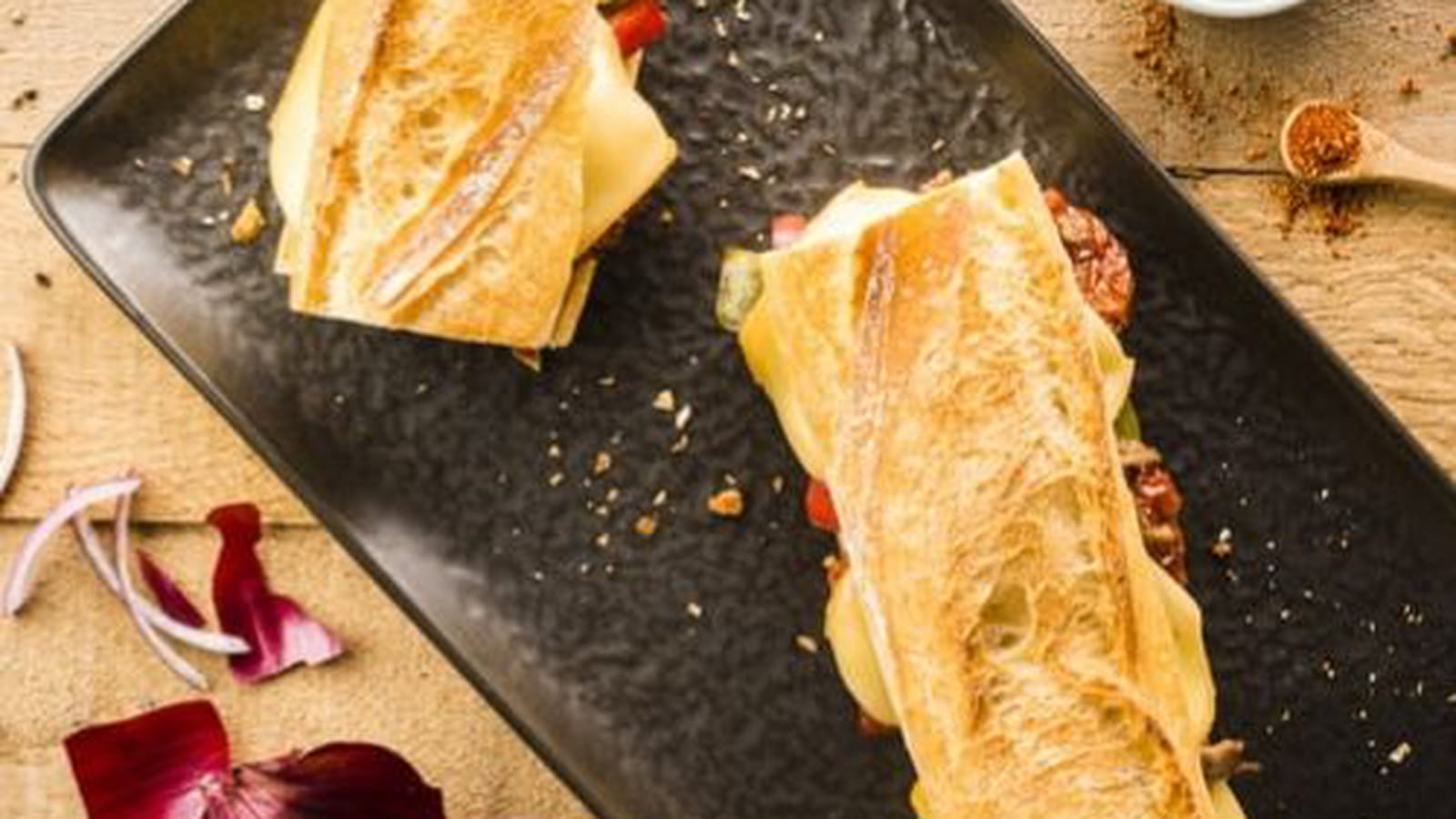 Burger baguette du Sud-Ouest