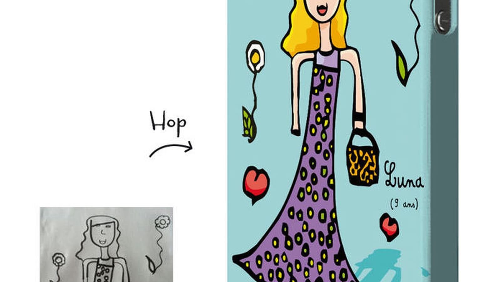 Coque de portable Madame Pop and Kids