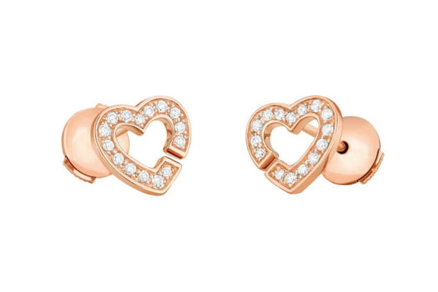 Boucles d'oreilles "Double cœurs" de Dinh Van