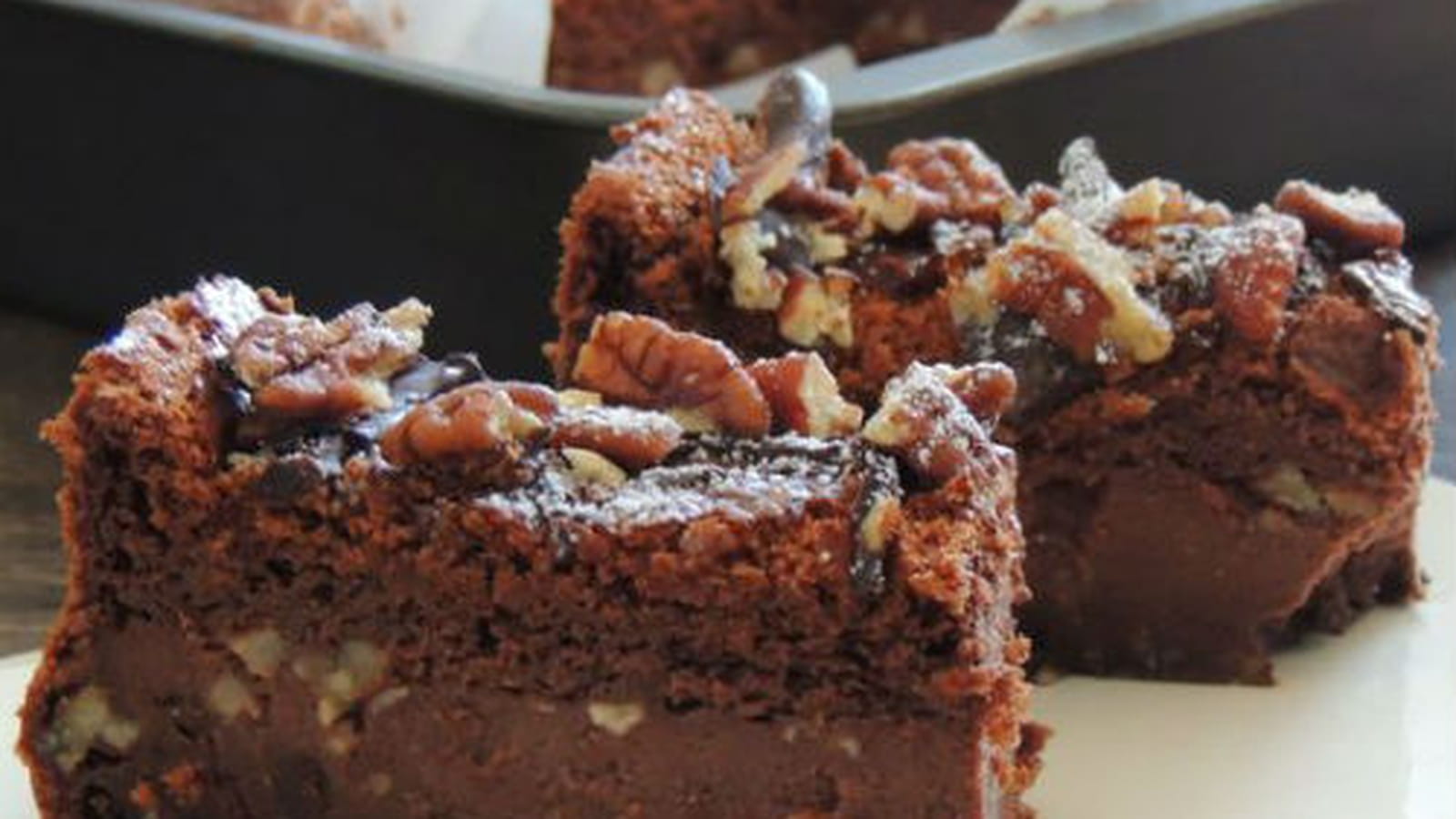 Gâteau magique au chocolat façon brownie
