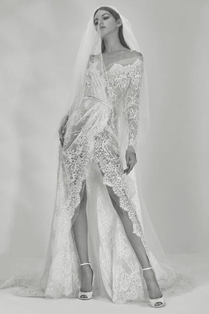 Une robe de mari&eacute;e sexy