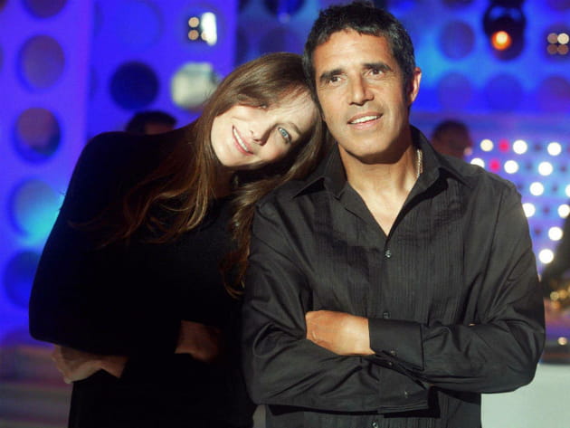 Julien Clerc et Carla Bruni-Sarkozy
