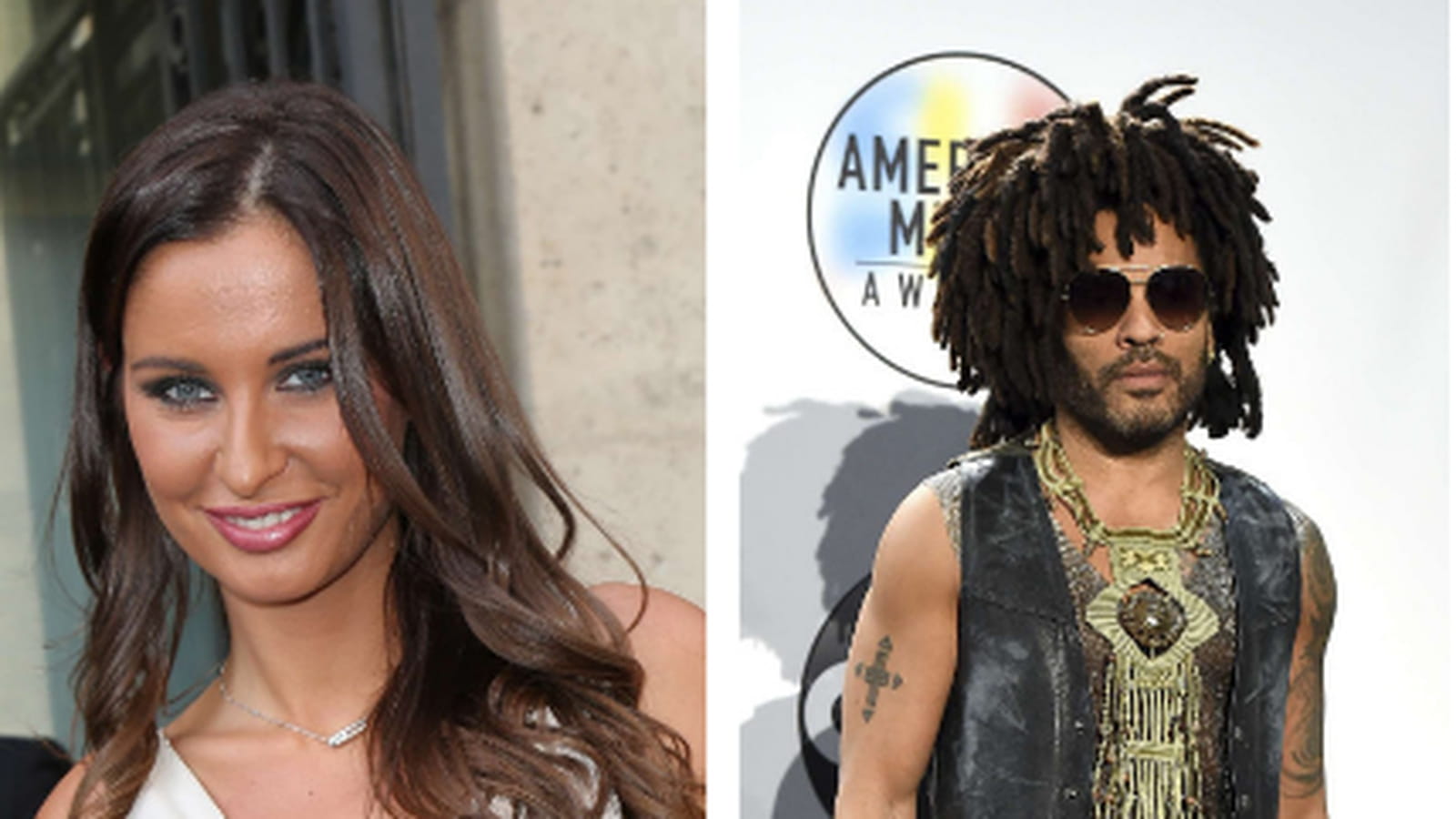 Malika Ménard et Lenny Kravitz