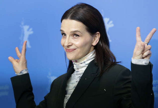 Juliette Binoche a la p&ecirc;che au Festival du film de Berlin
