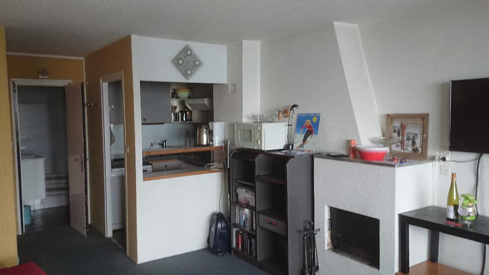Cuisine du studio 1 avant 