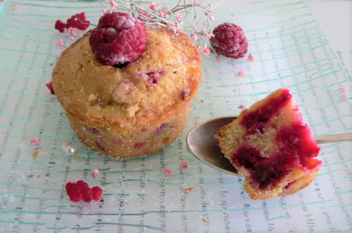 Petits muffins aux framboises au Cake Factory+