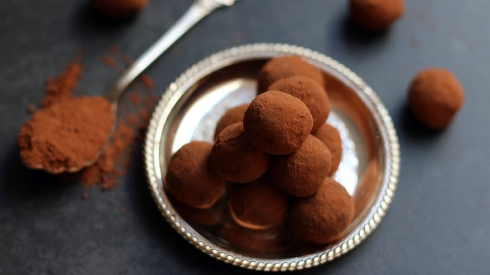 Truffes au chocolat sans beurre