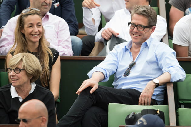 Hugh Grant et sa compagne Anna Eberstein
