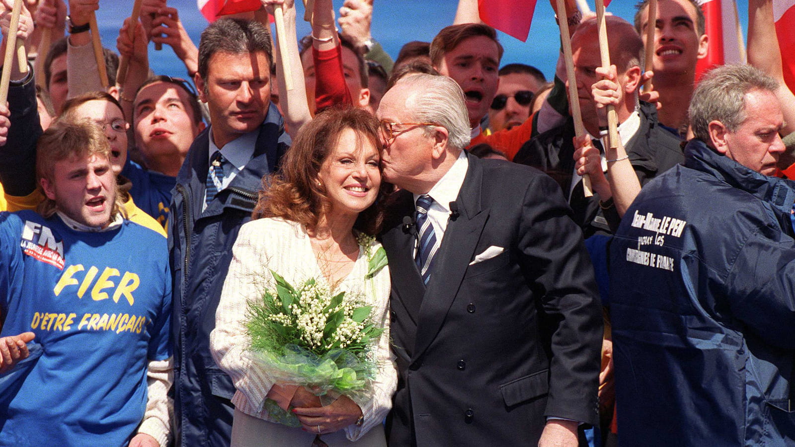 Jany Le Pen et Jean-Marie Le Pen