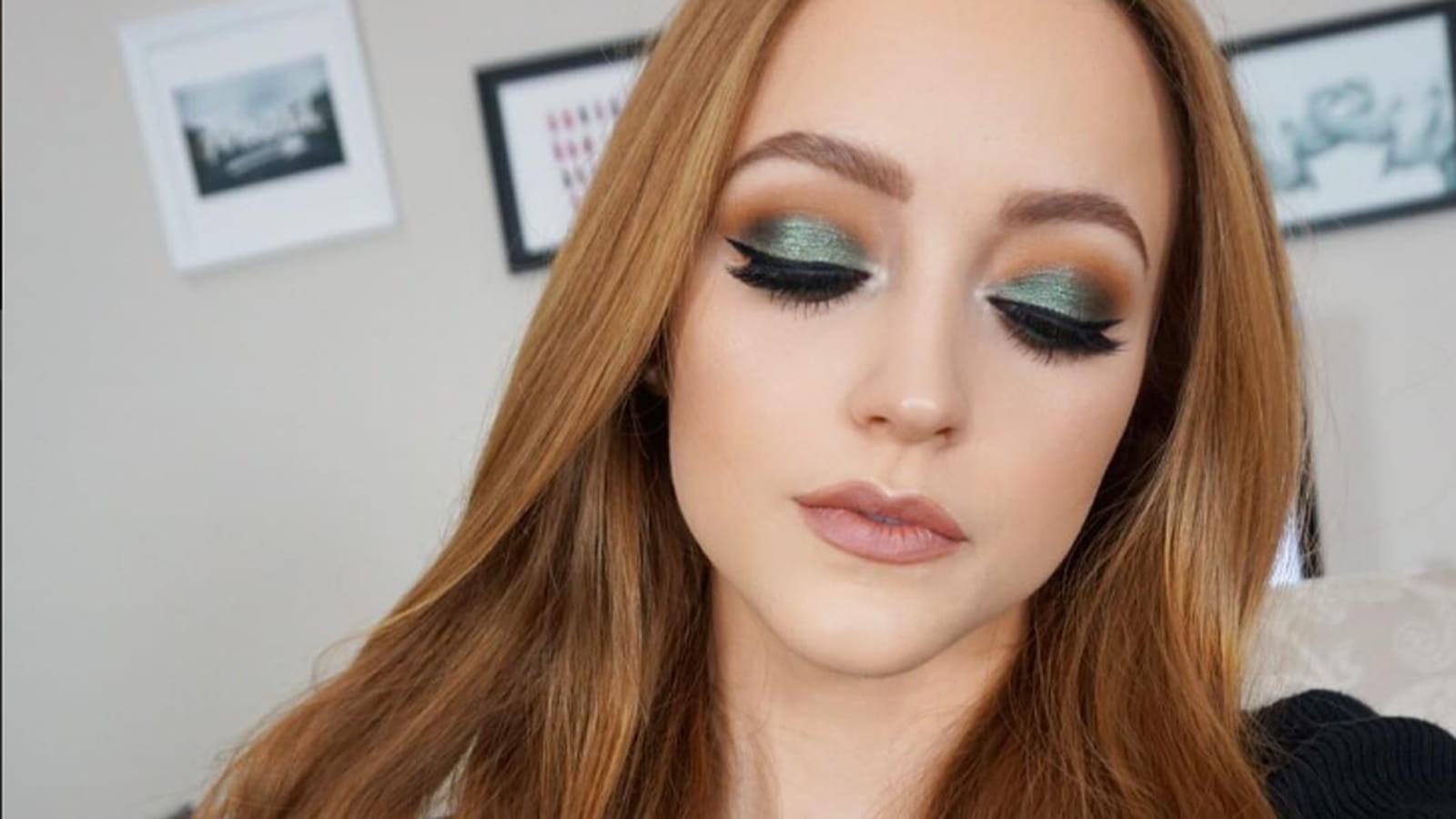 Le make-up vert sapin