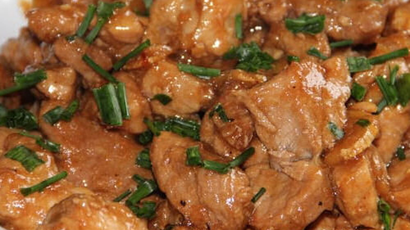 Porc au caramel à la chinoise