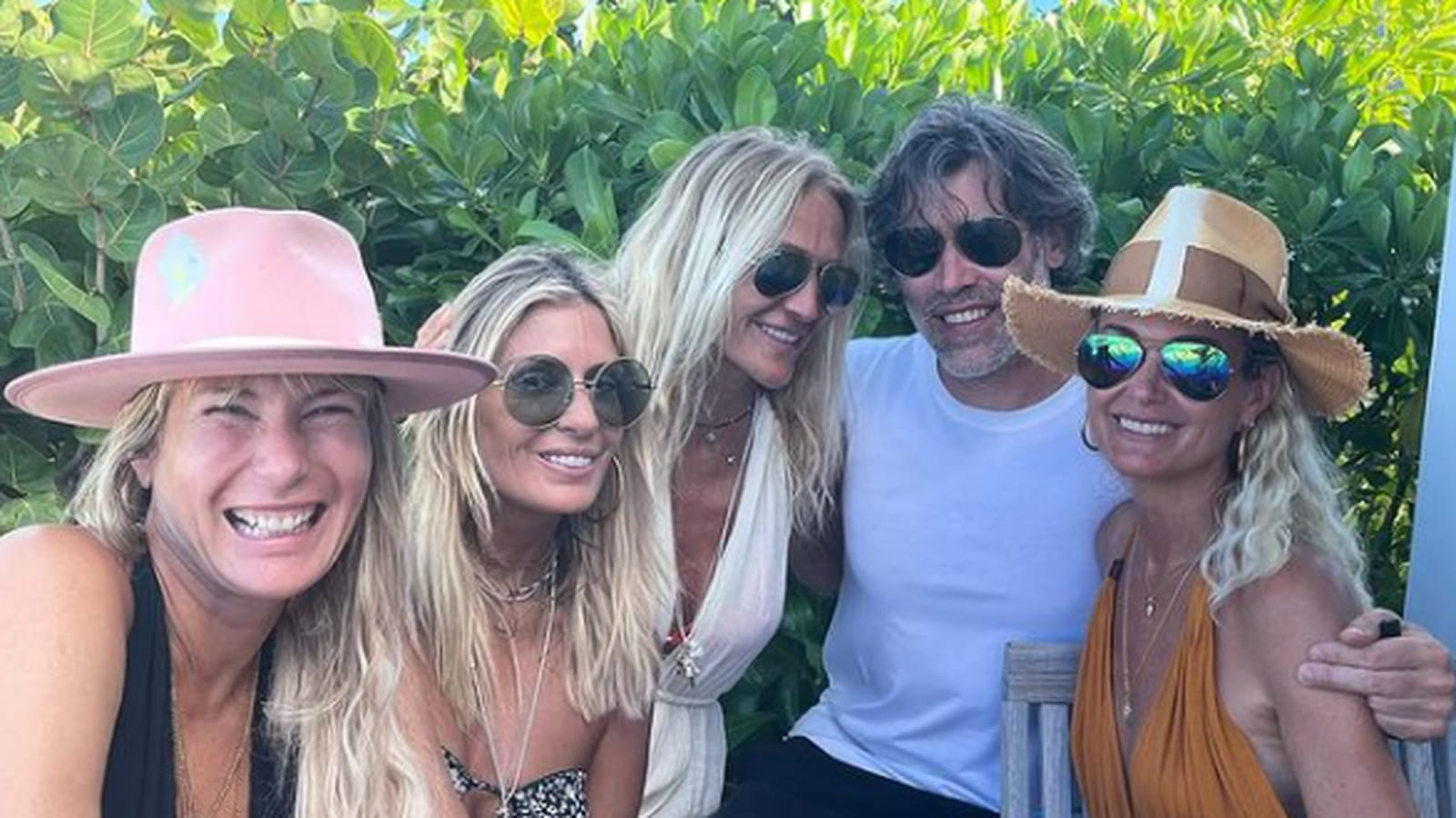 Kathrin Bruss, Christina, Liliane Jossua, Jalil Lespert et Laeticia Hallyday