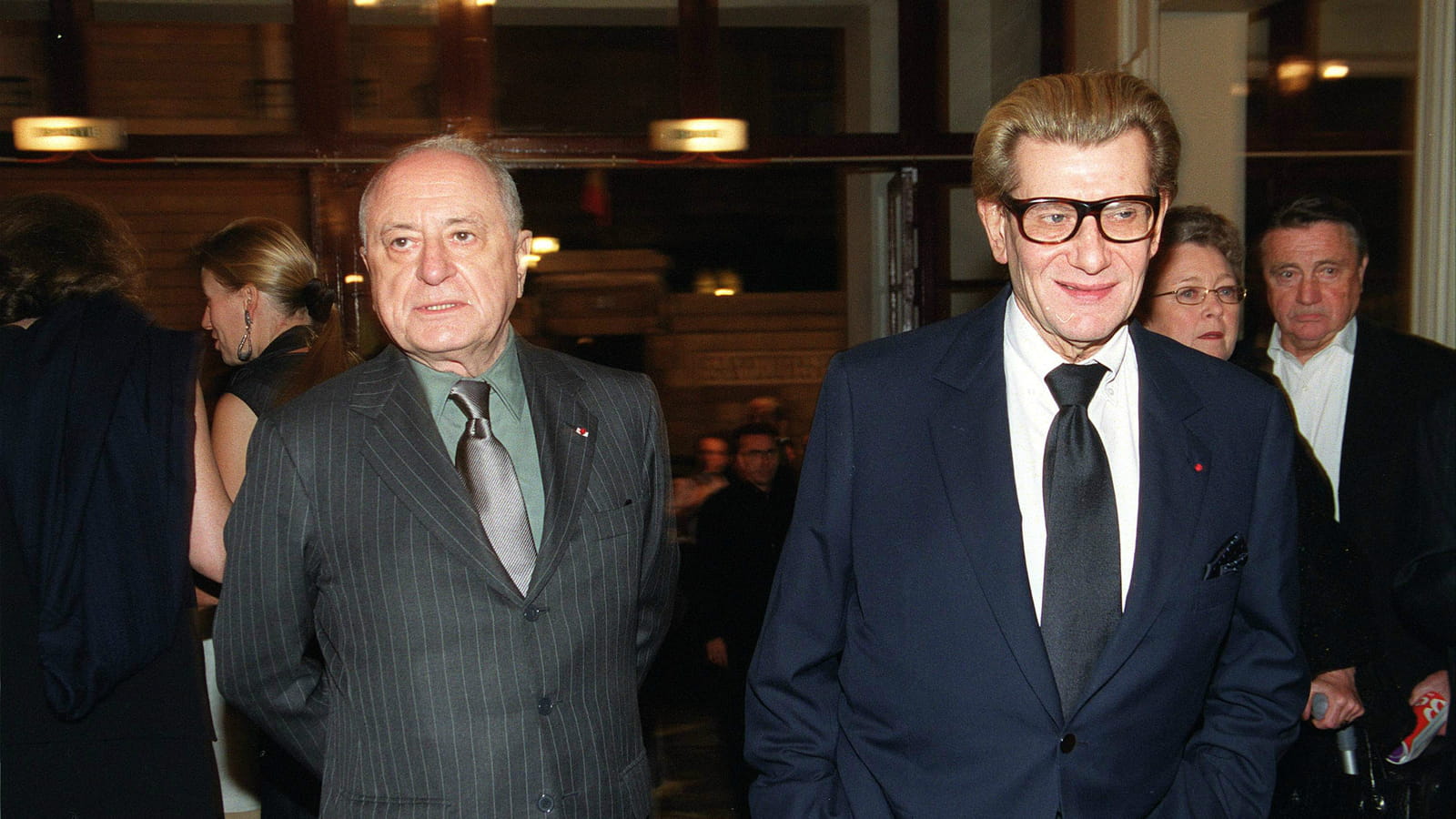 Yves Saint Laurent et Pierre Bergé