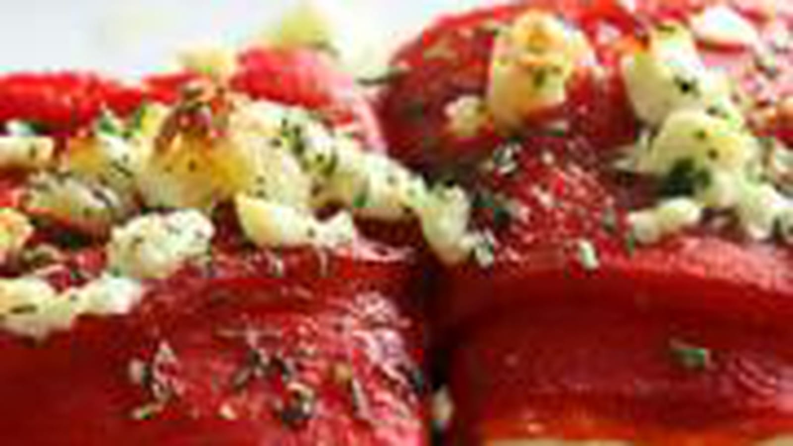 Poivrons farcis au fromage de brebis
