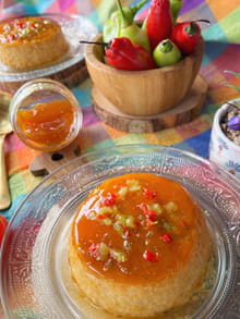 Flans giraumon et caramel maracudja au piment : Etape 6