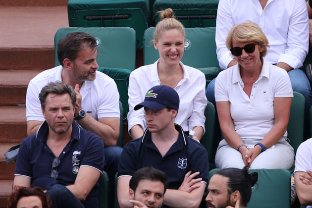 Clovis Cornillac, Lilou Fogli, Ariane Massenet, Guillaume de Tonquédec et son fils