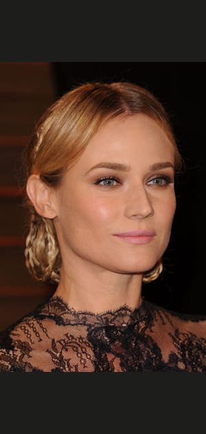 Le chignon multi-tresses de Diane Kruger