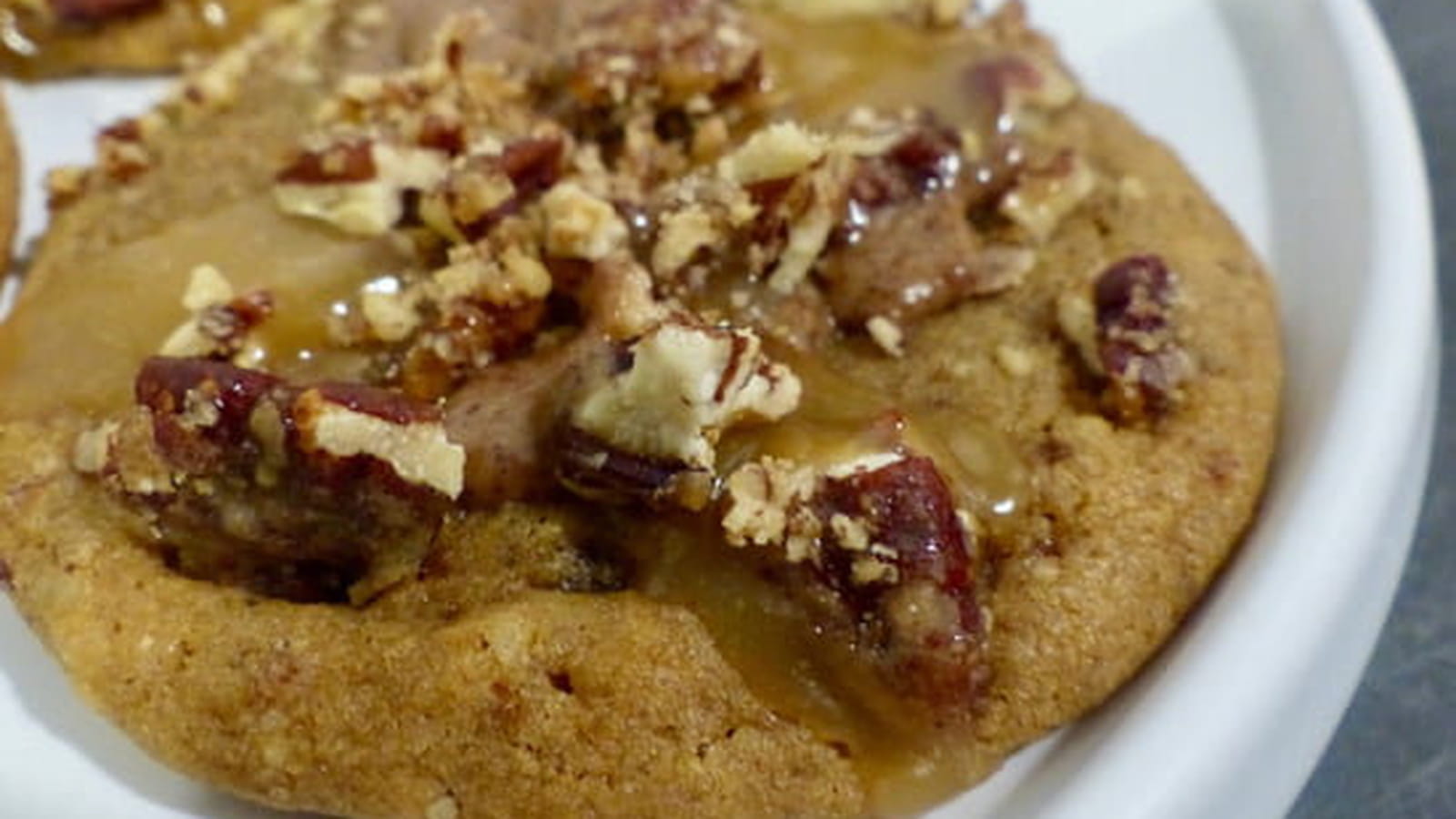 Cookies noix de pécan caramel version Cédric Grolet