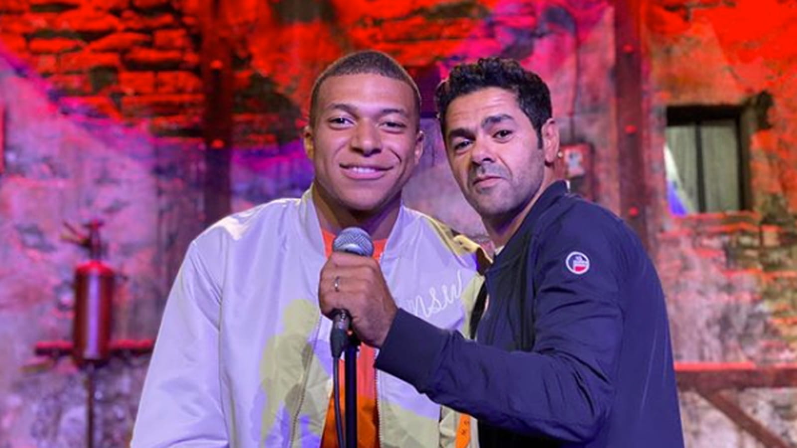 Kylian MBappé et Jamel Debbouze