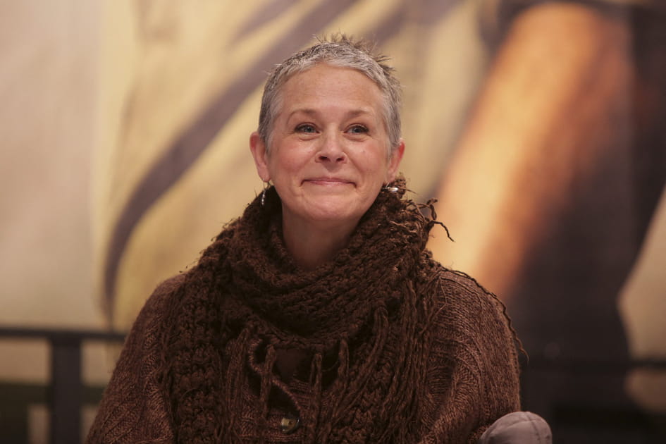 Les cheveux blancs de Melissa McBride
