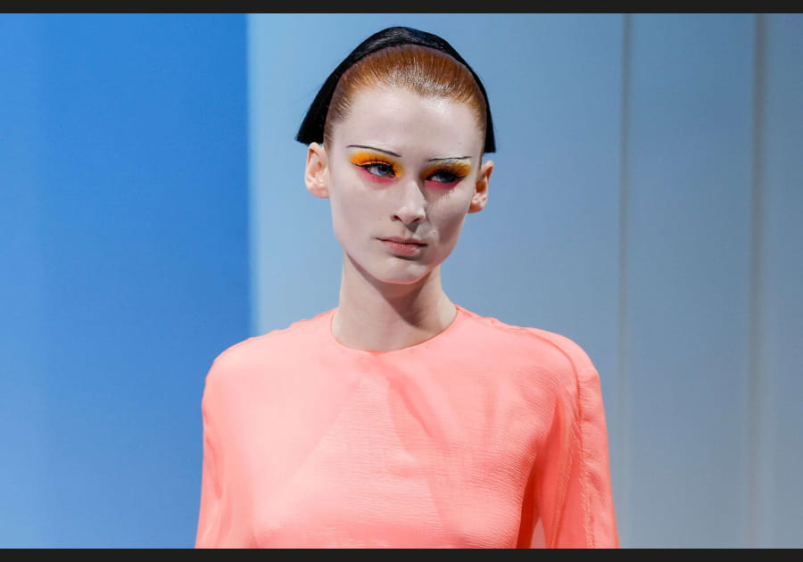 Les paupi&egrave;res color block de Jean Paul Gaultier