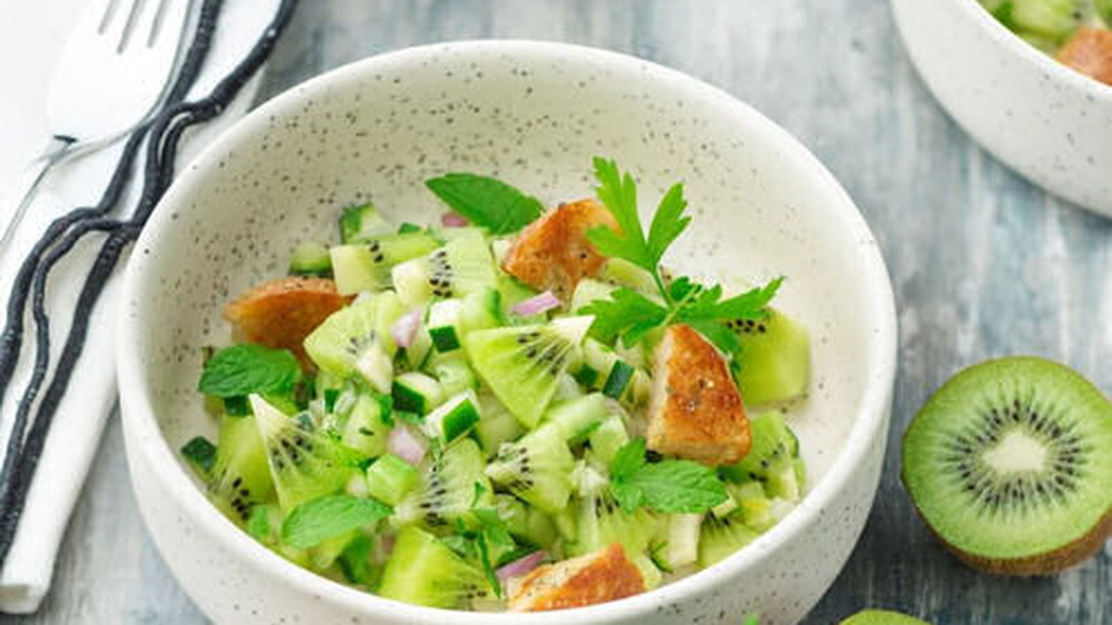Tartare de légumes et kiwis Oscar
