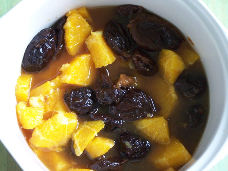 Recette de Salade d'oranges et pruneaux