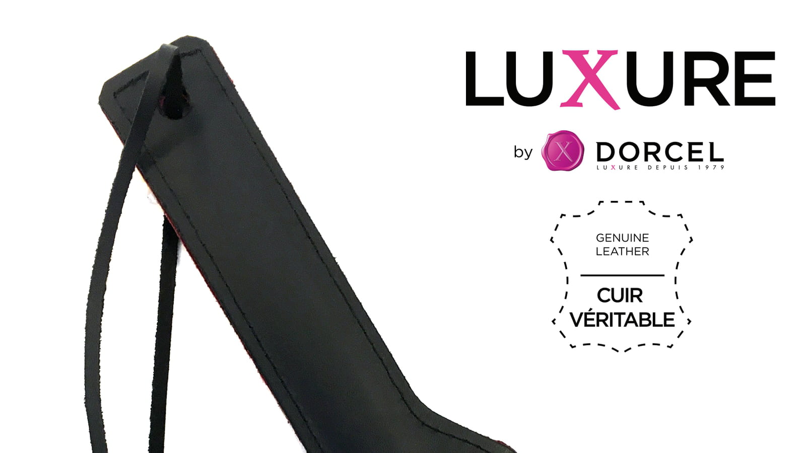 Tapette Noir Cœur Rouge Luxure 