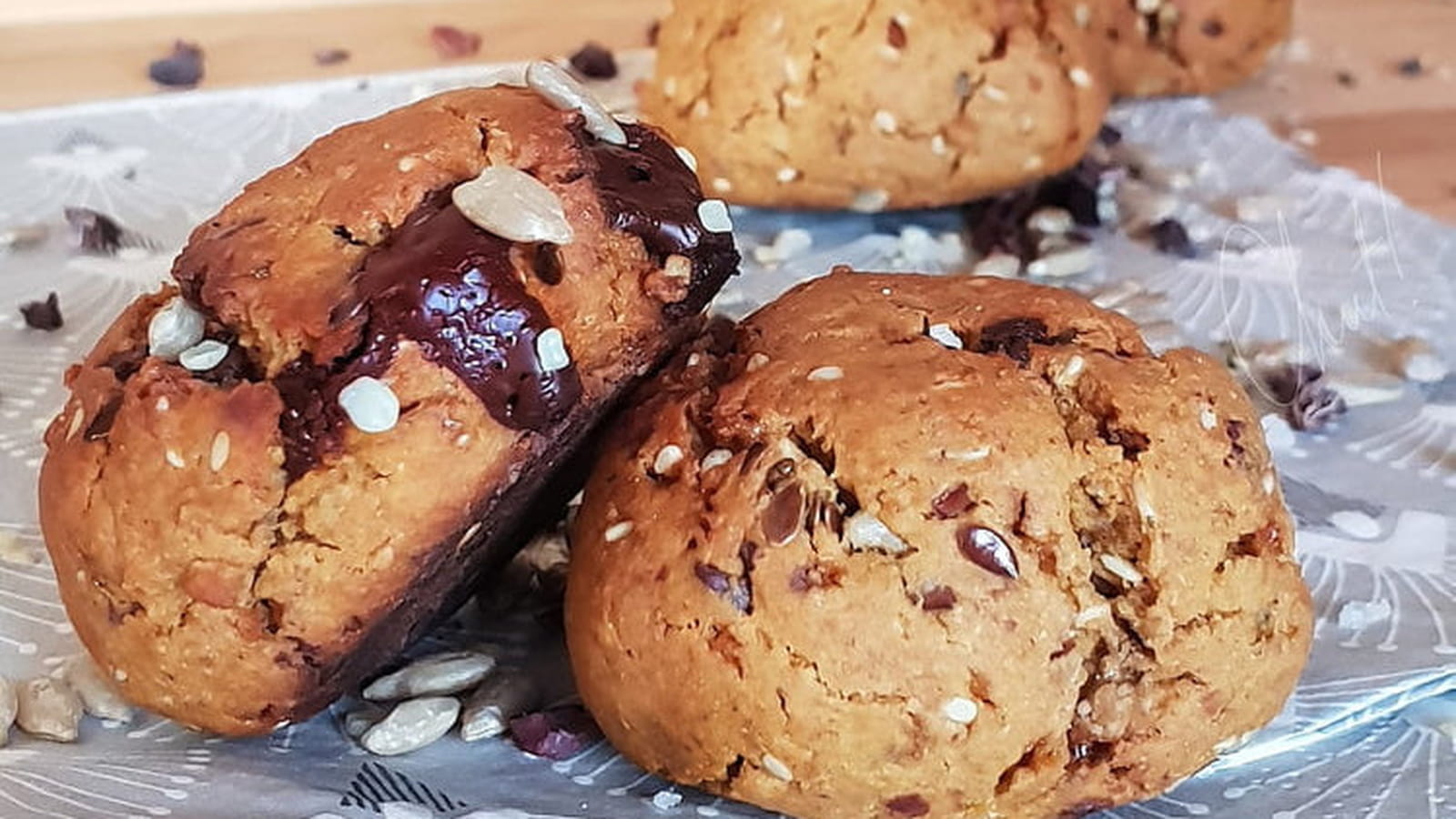 Biscuits des fonds de placard : sans oeufs, sans beurre, mais avec de la citrouille