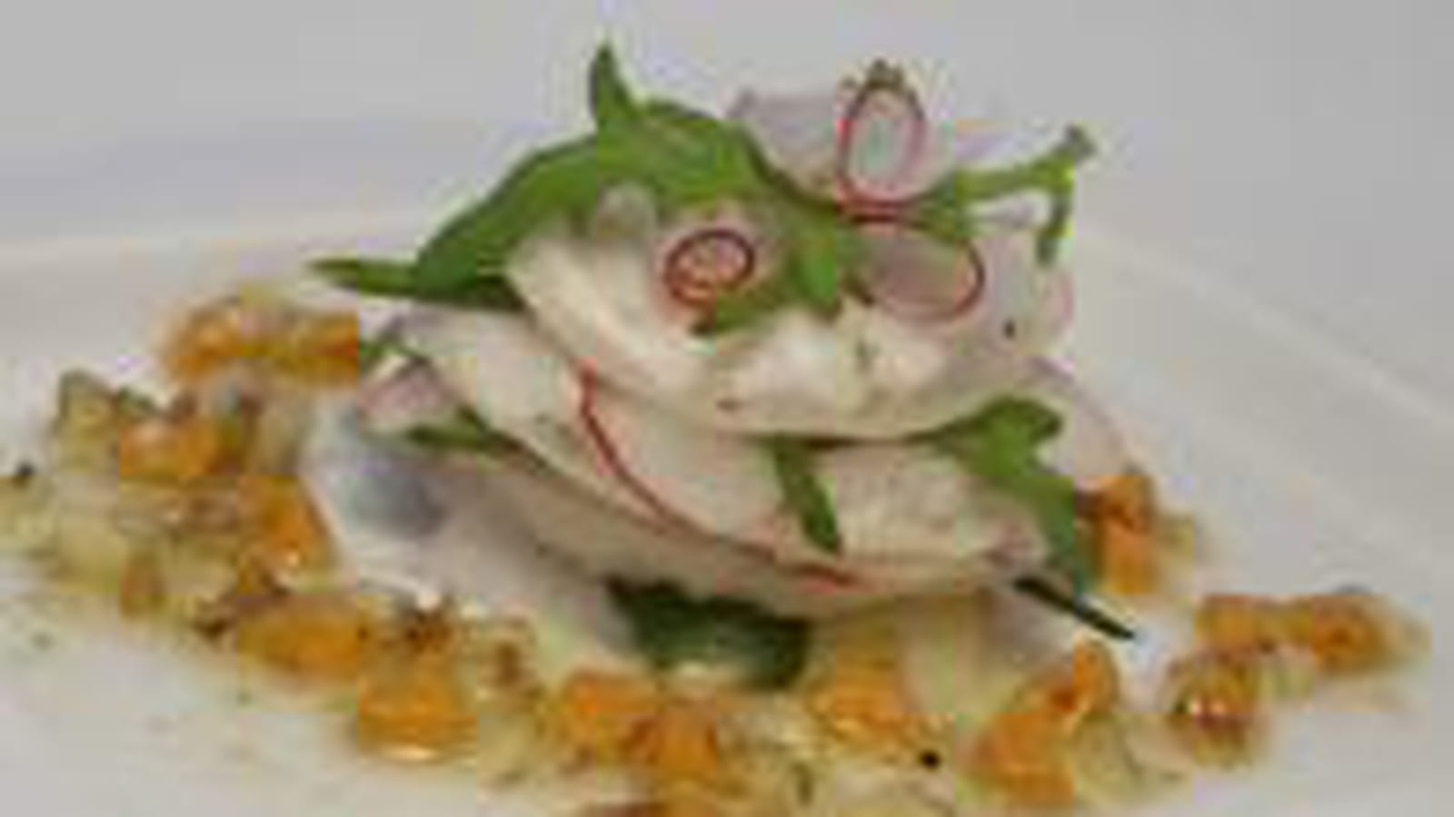 Millefeuille radis St Jacques