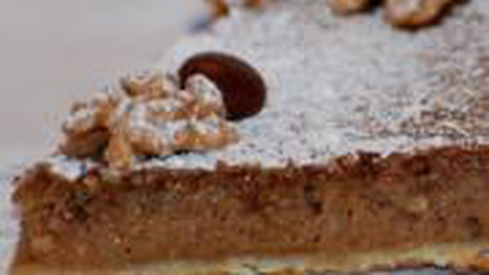 Tarte noix et café