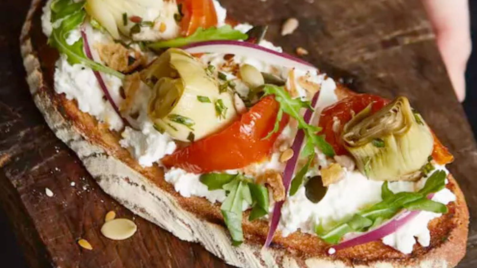 Tartines du soleil aux 4 légumes